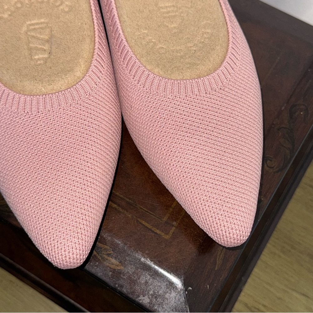New Vivaia Flats Pink 9.5 Women’s Shoe Knit Casual Luxury - Picture 3 of 7